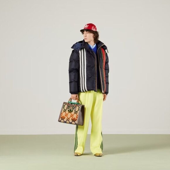 NWT Gucci x adidas Padded Down Hooded Jacket With Detachable Sleeves 713712 - Picture 6 of 9